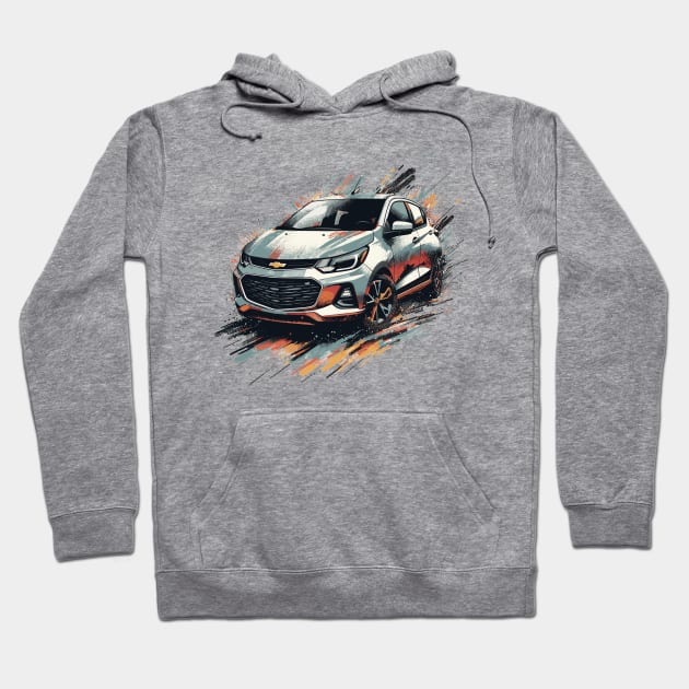 Chevrolet Spark Hoodie by Vehicles-Art